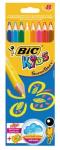 Kredki ołówkowe BIC Kids SuperSoft Jumbo - 8 kolorów