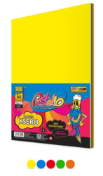 Papier ksero A4 Pastello mix 5 kolorów 80g 100 arkuszy - kolory intensywne