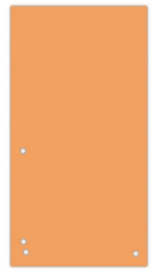 Przekładki do segregatora papierowe Tres 1/3 A4 - pomarańczowe - 100 sztuk