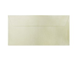 Koperta ozdobna DL - millenium kremowa - 10 szt.