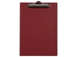 Clipboard / Deska (podkładka) z klipem Tres A5 - bordowa