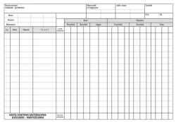 Druk K-311 Karta kontowa materiałowa ilościowo-wartościowa A5