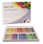 Kredki pastelowe (pastele) olejne Pentel - 36 kolorów