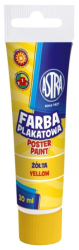 Farba plakatowa 30 ml tuba ASTRA - ŻÓŁTA
