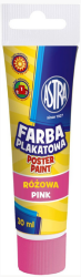 Farba plakatowa 30 ml tuba ASTRA - RÓŻOWA