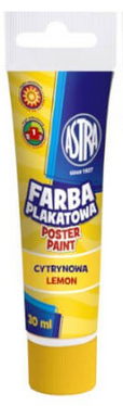 farba plakatowa w tubie 30 ml astra cytrynowa lemon aksa.PNG