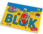 Blok rysunkowy i techniczny A4 Pastello - 4 w 1 - 60 arkuszy