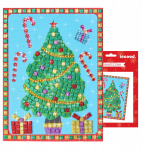 Zestaw kreatywny - mozaika z pianki świąteczna - Choinka