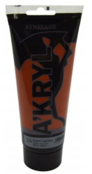 Farba akrylowa Renesans A'kryl 200ml nr 24 - ziemia sieneńska palona