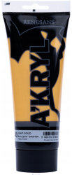 Farba akrylowa Renesans A'kryl 200ml nr 30 - złoto jasne
