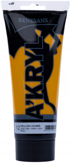 renesans 200 ml 12 ugier żółty akryl aksa.PNG
