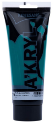 Farba akrylowa Renesans A'kryl 200ml nr 16 - zieleń ftalo