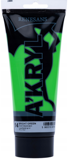 renesans 200 ml 14 zielony błyszczący akryl aksa.PNG