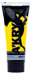 Farba akrylowa Renesans A'kryl 200ml nr 04 - żółta cytrynowa