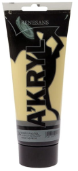 Farba akrylowa Renesans A'kryl 200ml nr 34 - kość słoniowa pastelowa