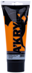 Farba akrylowa Renesans A'kryl 200ml nr 07 - żółta pomarańczowa