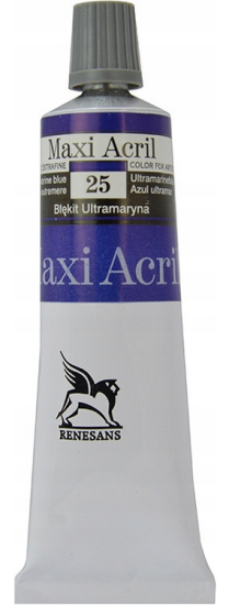 renesans 60 ml maxi acril 25 błękit ultramaryna aksa.PNG