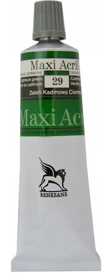 renesans 60 ml maxi acril 29 zielony kadmowy ciemny aksa.PNG