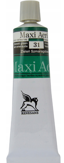 renesans 60 ml maxi acril 31 zielony szmaragd aksa.PNG