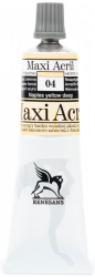 Farba akrylowa Renesans Maxi Acril 60ml nr 04 - żółta z Neapolu ciemna