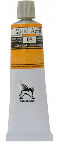 renesans 60 ml maxi acril 8 żółta kadmowa ciemna aksa.PNG