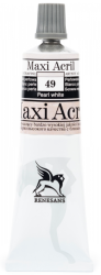 Farba akrylowa Renesans Maxi Acril 60ml nr 49 - biel perłowa