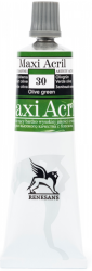 Farba akrylowa Renesans Maxi Acril 60ml nr 30 - zieleń oliwna