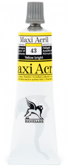 renesans 60 ml maxi acril 43 zółta jasna błyszcząca aksa.PNG