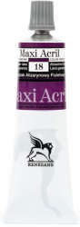 Farba akrylowa Renesans Maxi Acril 60ml nr 18 - kraplak alizarynowy fioletowy