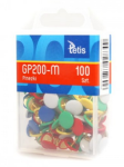pinezki kolorowe TETIS GP200-M 100 szt. sztuk aksa.PNG